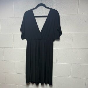 Cupshe Black V-Neck Dress
